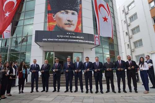 İçişleri Bakanı Ali Yerlikaya KKTC Göç Yönetim Merkezi Açılışına Katıldı
